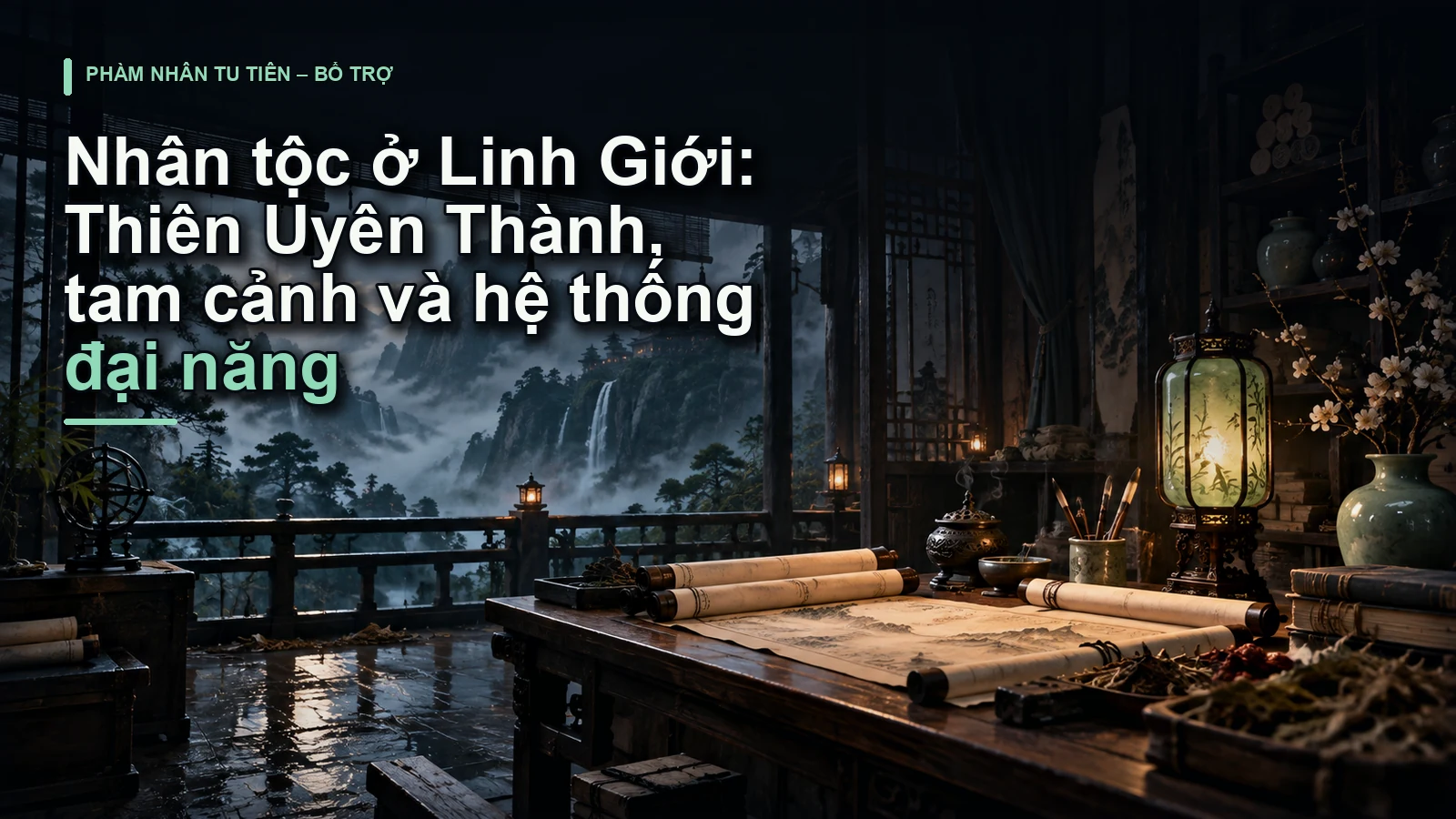 Nhân tộc ở Linh Giới: Thiên Uyên Thành, tam cảnh và hệ thống đại năng