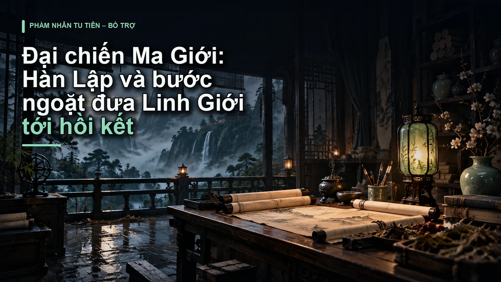 Đại chiến Ma Giới: Hàn Lập và bước ngoặt đưa Linh Giới tới hồi kết