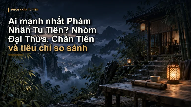 Ai mạnh nhất Phàm Nhân Tu Tiên? Nhóm Đại Thừa, Chân Tiên và tiêu chí so sánh