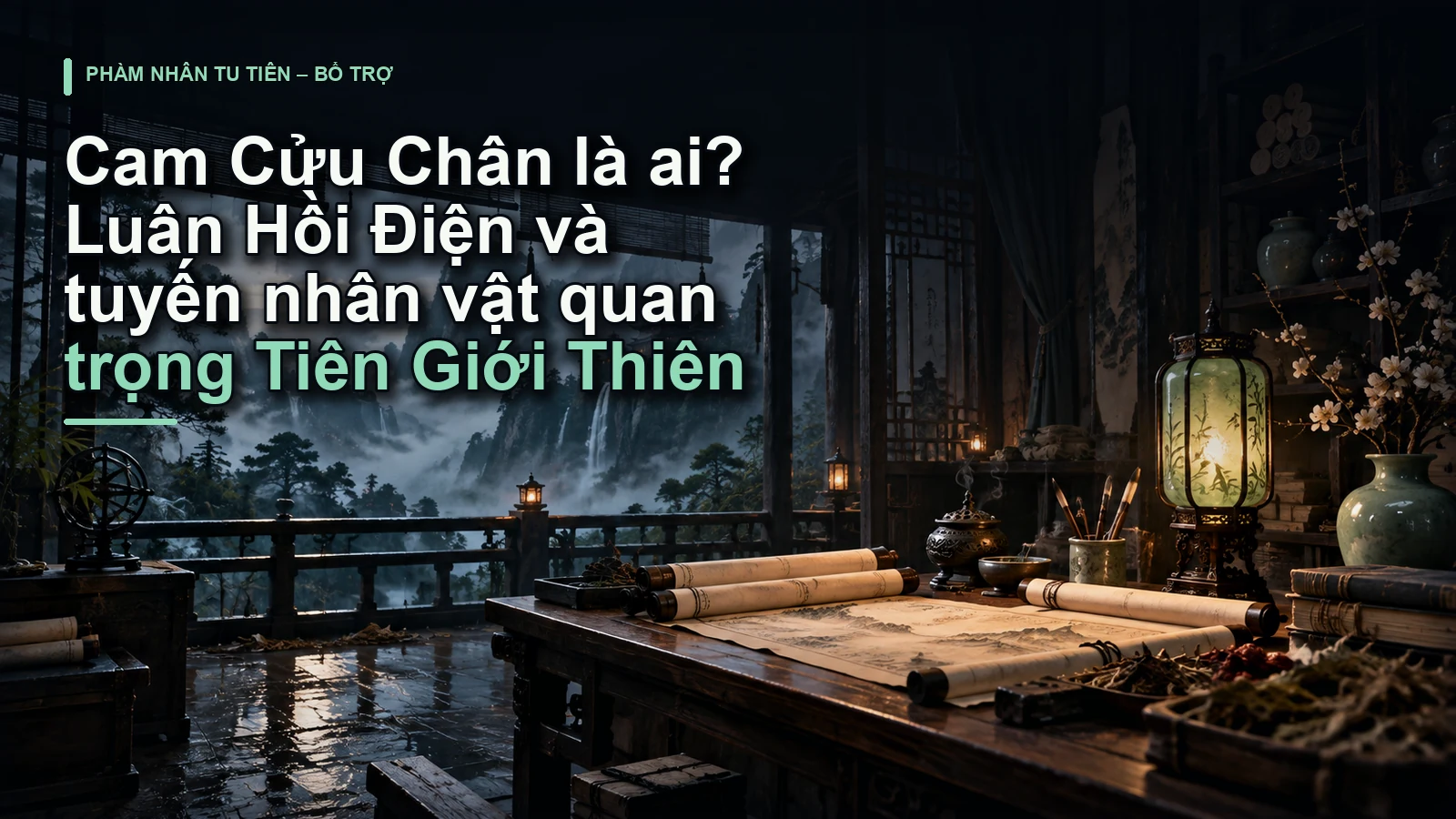 Cam Cửu Chân là ai? Luân Hồi Điện và tuyến nhân vật quan trọng Tiên Giới Thiên