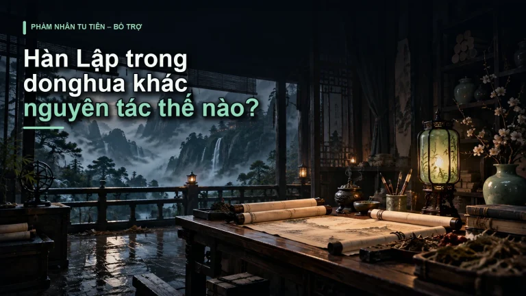 Hàn Lập trong donghua khác nguyên tác thế nào?