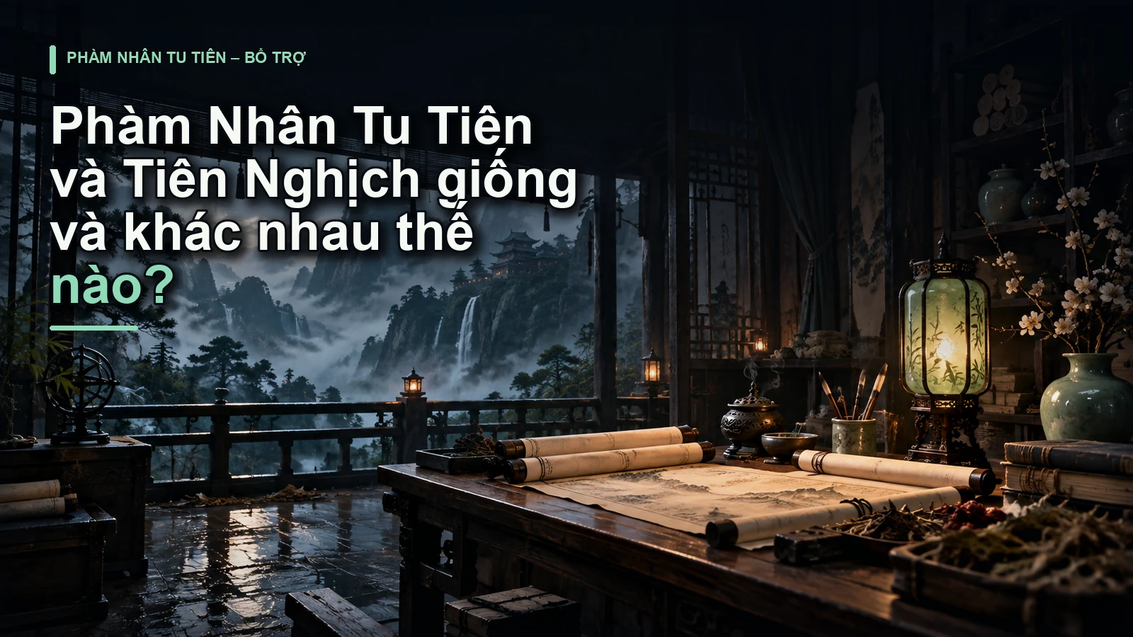 Phàm Nhân Tu Tiên và Tiên Nghịch giống và khác nhau thế nào?