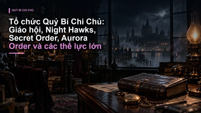 Tổ chức Quỷ Bí Chi Chủ: Giáo hội, Night Hawks, Secret Order, Aurora Order và các thế lực lớn