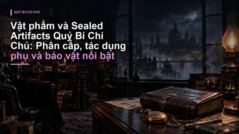 Vật phẩm và Sealed Artifacts Quỷ Bí Chi Chủ: Phân cấp, tác dụng phụ và bảo vật nổi bật