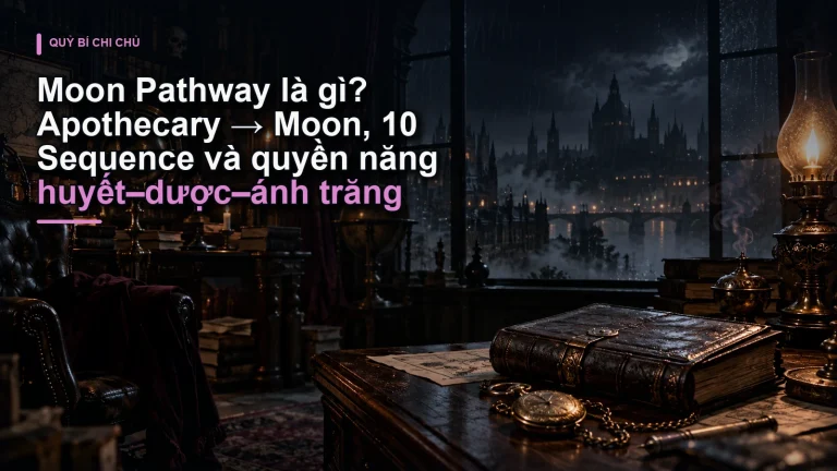 Moon Pathway là gì? Apothecary → Moon, 10 Sequence và quyền năng huyết–dược–ánh trăng
