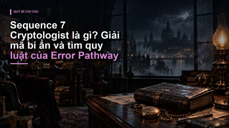 Sequence 7 Cryptologist là gì? Giải mã bí ẩn và tìm quy luật của Error Pathway