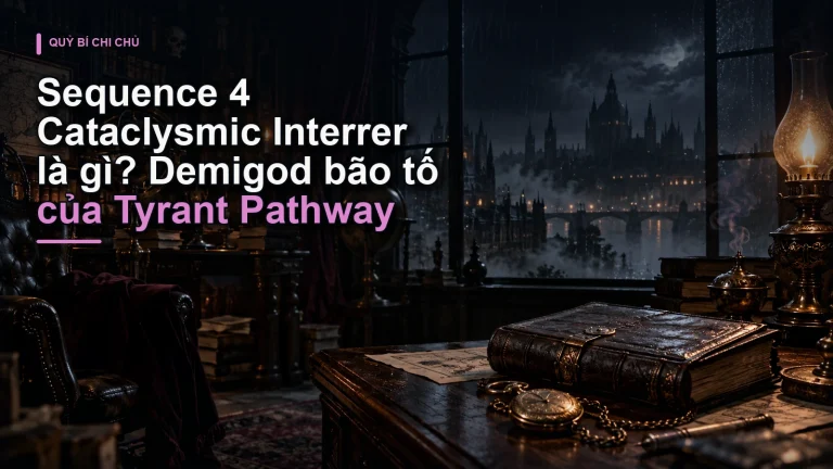 Sequence 4 Cataclysmic Interrer là gì? Demigod bão tố của Tyrant Pathway