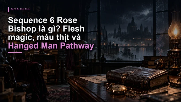 Sequence 6 Rose Bishop là gì? Flesh magic, máu thịt và Hanged Man Pathway