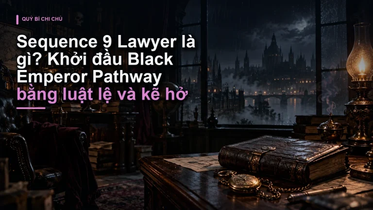 Sequence 9 Lawyer là gì? Khởi đầu Black Emperor Pathway bằng luật lệ và kẽ hở