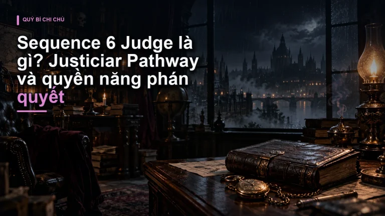 Sequence 6 Judge là gì? Justiciar Pathway và quyền năng phán quyết