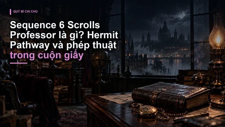 Sequence 6 Scrolls Professor là gì? Hermit Pathway và phép thuật trong cuộn giấy