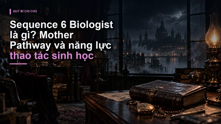 Sequence 6 Biologist là gì? Mother Pathway và năng lực thao tác sinh học