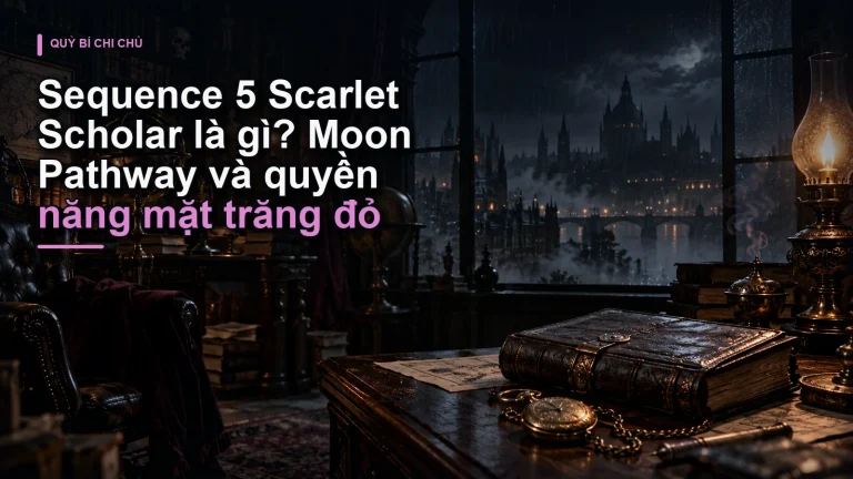 Sequence 5 Scarlet Scholar là gì? Moon Pathway và quyền năng mặt trăng đỏ
