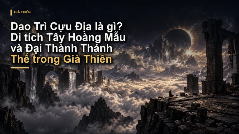 Dao Trì Cựu Địa là gì? Di tích Tây Hoàng Mẫu và Đại Thành Thánh Thể trong Già Thiên