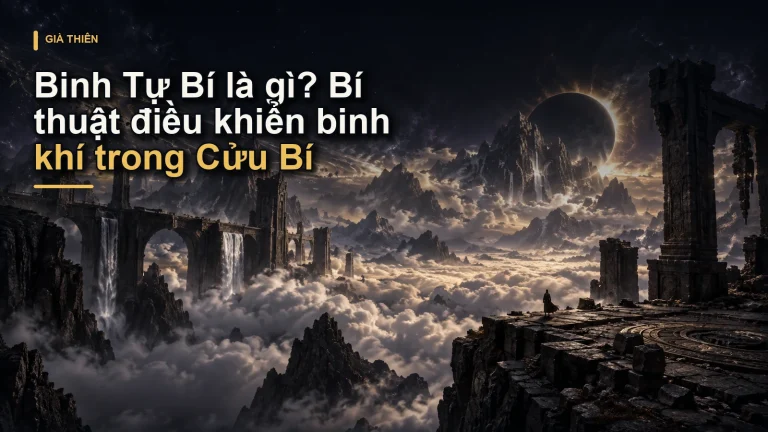Binh Tự Bí là gì? Bí thuật điều khiển binh khí trong Cửu Bí