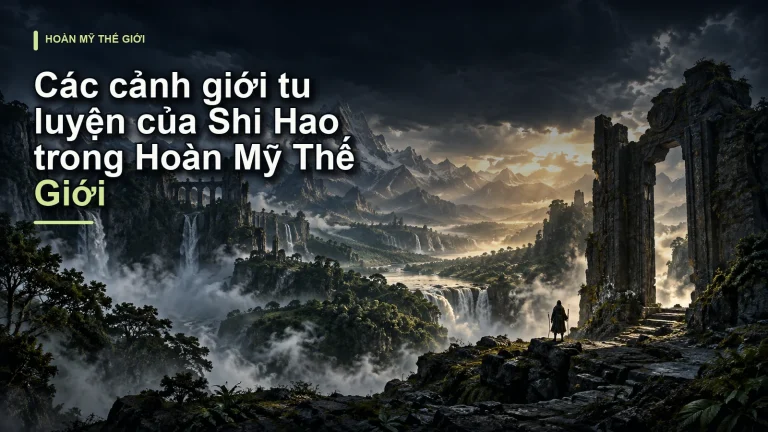 Các cảnh giới tu luyện của Shi Hao trong Hoàn Mỹ Thế Giới