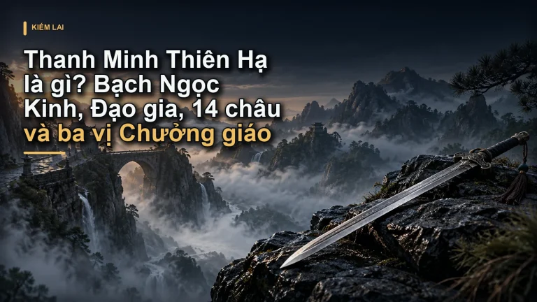 Thanh Minh Thiên Hạ là gì? Bạch Ngọc Kinh, Đạo gia, 14 châu và ba vị Chưởng giáo