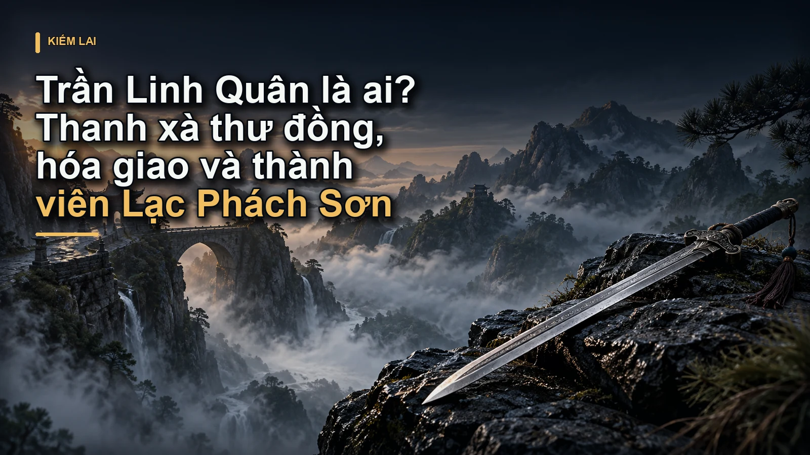 Trần Linh Quân là ai? Thanh xà thư đồng, hóa giao và thành viên Lạc Phách Sơn