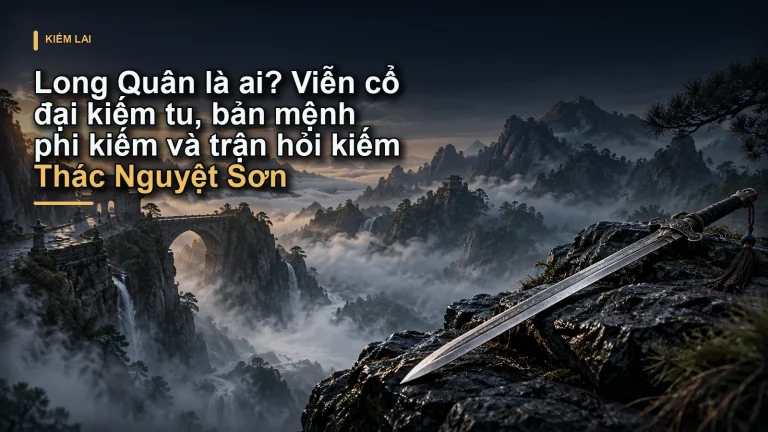 Long Quân là ai? Viễn cổ đại kiếm tu, bản mệnh phi kiếm và trận hỏi kiếm Thác Nguyệt Sơn