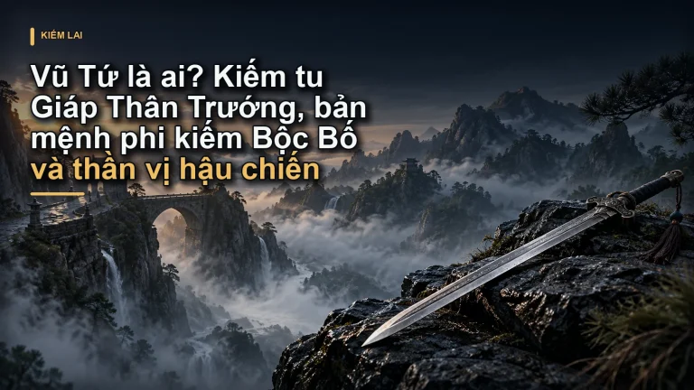 Vũ Tứ là ai? Kiếm tu Giáp Thân Trướng, bản mệnh phi kiếm Bộc Bố và thần vị hậu chiến