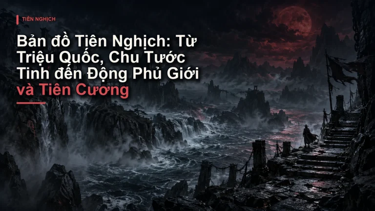 Bản đồ Tiên Nghịch: Từ Triệu Quốc, Chu Tước Tinh đến Động Phủ Giới và Tiên Cương