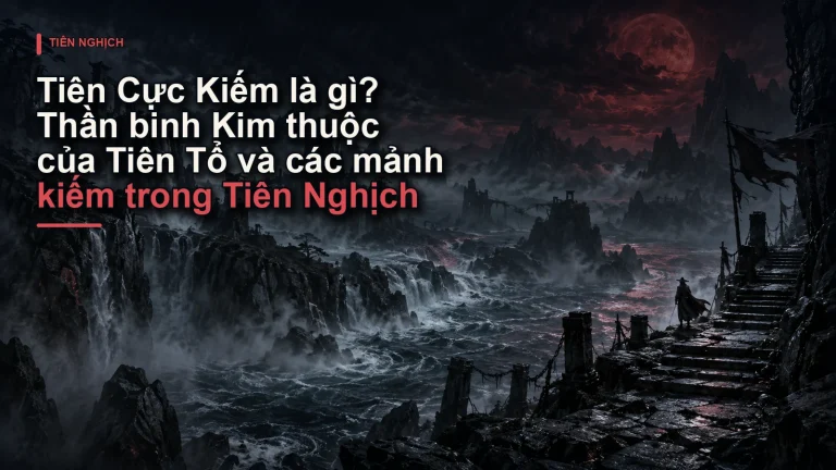 Tiên Cực Kiếm là gì? Thần binh Kim thuộc của Tiên Tổ và các mảnh kiếm trong Tiên Nghịch