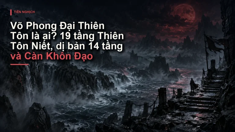 Võ Phong Đại Thiên Tôn là ai? 19 tầng Thiên Tôn Niết, dị bản 14 tầng và Càn Khôn Đạo
