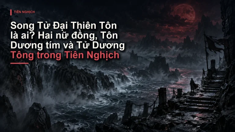Song Tử Đại Thiên Tôn là ai? Hai nữ đồng, Tôn Dương tím và Tử Dương Tông trong Tiên Nghịch