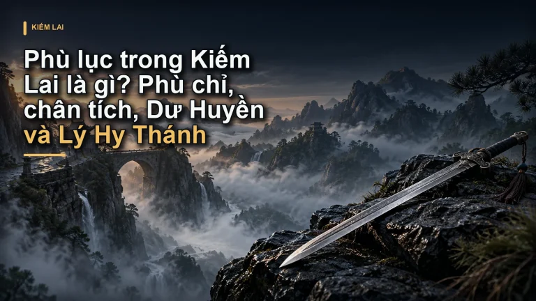 Phù lục trong Kiếm Lai là gì? Phù chỉ, chân tích, Dư Huyền và Lý Hy Thánh