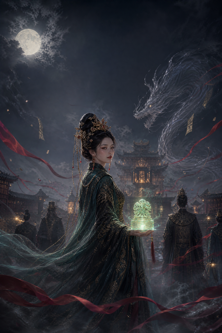 HUYỀN NỮ GIỮ NGỌC ẤN