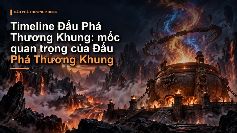 Timeline Đấu Phá Thương Khung: mốc quan trọng của Đấu Phá Thương Khung