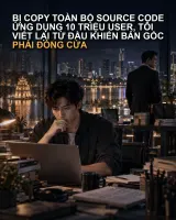 Bị Copy Toàn Bộ Source Code Ứng Dụng 10 Triệu User, Tôi Viết Lại Từ Đầu Khiến Bản Gốc Phải Đóng Cửa