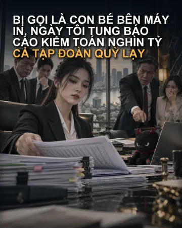 Bị Gọi Là Con Bé Bên Máy In, Ngày Tôi Tung Báo Cáo Kiểm Toán Nghìn Tỷ Cả Tập Đoàn Quỳ Lạy
