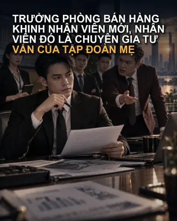Trưởng Phòng Bán Hàng Khinh Nhân Viên Mới, Nhân Viên Đó Là Chuyên Gia Tư Vấn Của Tập Đoàn Mẹ