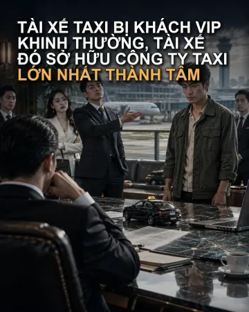 Tài Xế Taxi Bị Khách VIP Khinh Thường, Tài Xế Đó Sở Hữu Công Ty Taxi Lớn Nhất Thành Tâm