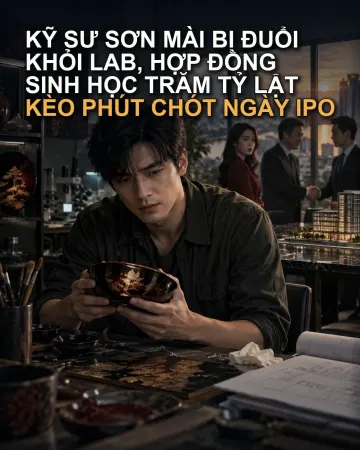 Kỹ Sư Sơn Mài Bị Đuổi Khỏi Lab, Hợp Đồng Sinh Học Trăm Tỷ Lật Kèo Phút Chót Ngày IPO