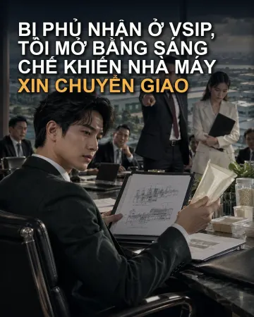 Bị Phủ Nhận Ở VSIP, Tôi Mở Bằng Sáng Chế Khiến Nhà Máy Xin Chuyển Giao