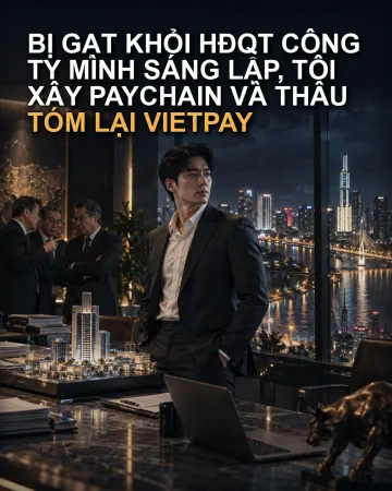 Bị Gạt Khỏi HĐQT Công Ty Mình Sáng Lập, Tôi Xây PayChain Và Thâu Tóm Lại VietPay