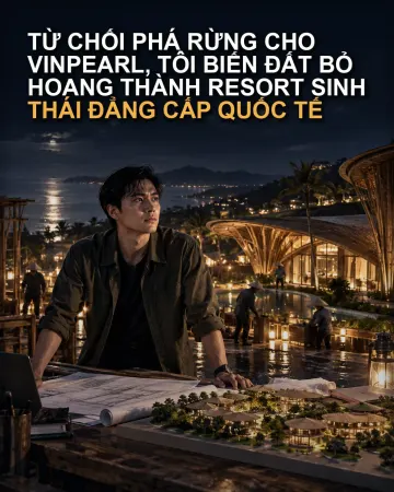 Từ Chối Phá Rừng Cho Vinpearl, Tôi Biến Đất Bỏ Hoang Thành Resort Sinh Thái Đẳng Cấp Quốc Tế