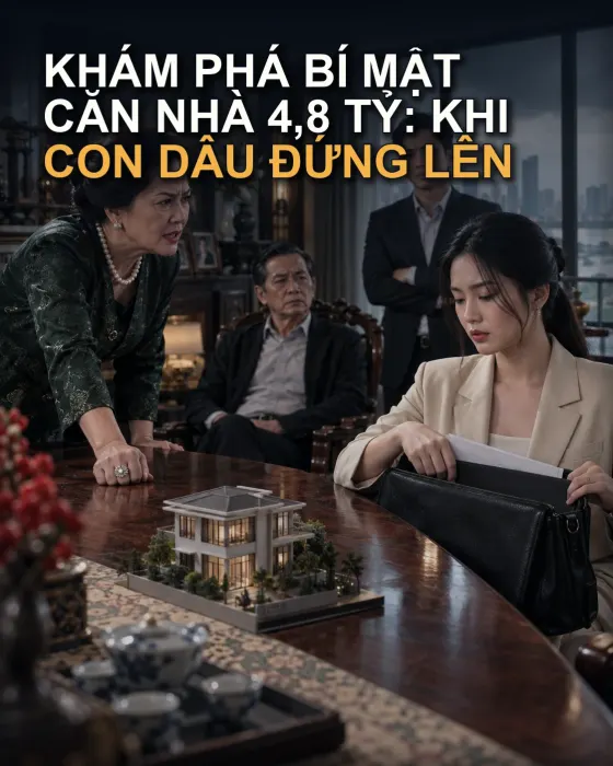 Khám Phá Bí Mật Căn Nhà 4,8 Tỷ: Khi Con Dâu Đứng Lên