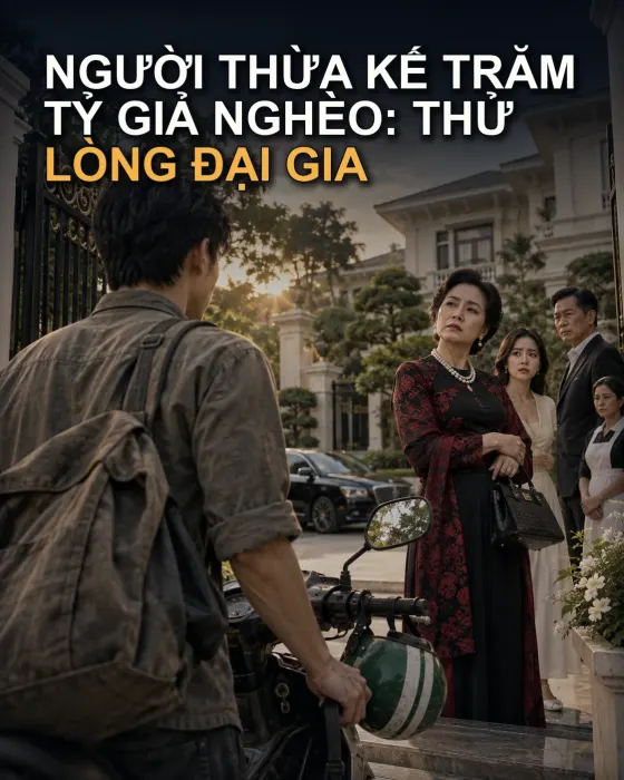 Người Thừa Kế Trăm Tỷ Giả Nghèo: Thử Lòng Đại Gia