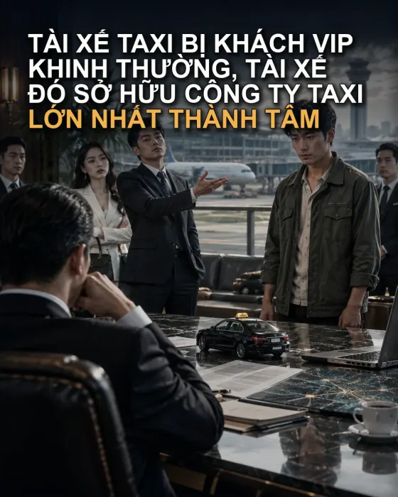 Tài Xế Taxi Bị Khách VIP Khinh Thường, Tài Xế Đó Sở Hữu Công Ty Taxi Lớn Nhất Thành Tâm