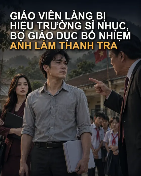 Giáo Viên Làng Bị Hiệu Trưởng Sỉ Nhục, Bộ Giáo Dục Bổ Nhiệm Anh Làm Thanh Tra