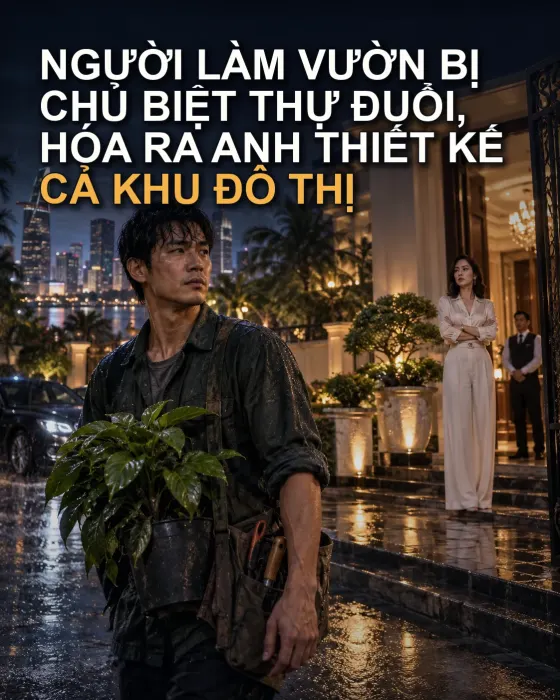 Người Làm Vườn Bị Chủ Biệt Thự Đuổi, Hóa Ra Anh Thiết Kế Cả Khu Đô Thị