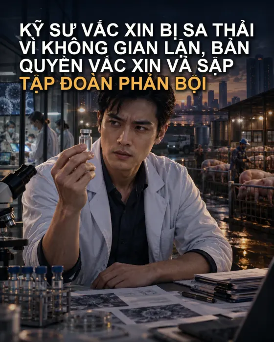 Kỹ Sư Vắc Xin Bị Sa Thải Vì Không Gian Lận, Bản Quyền Vắc Xin Vả Sập Tập Đoàn Phản Bội