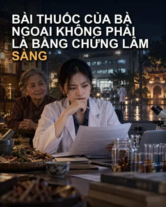 Bài Thuốc Của Bà Ngoại Không Phải Là Bằng Chứng Lâm Sàng