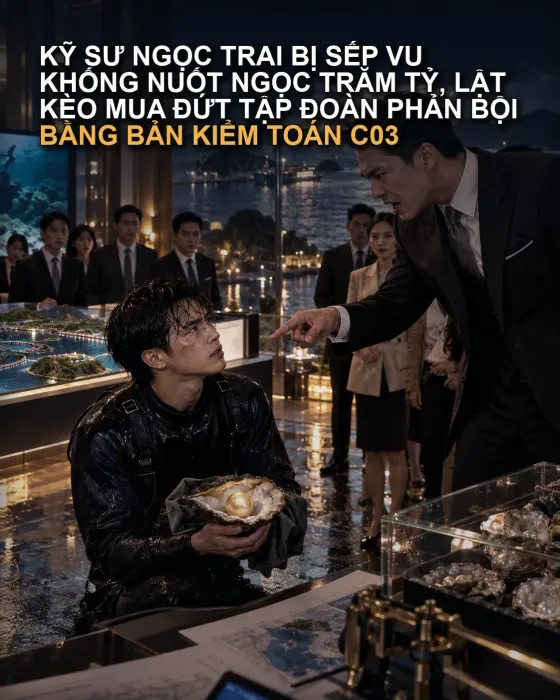 Kỹ Sư Ngọc Trai Bị Sếp Vu Khống Nuốt Ngọc Trăm Tỷ, Lật Kèo Mua Đứt Tập Đoàn Phản Bội Bằng Bản Kiểm Toán C03