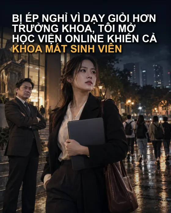 Bị Ép Nghỉ Vì Dạy Giỏi Hơn Trưởng Khoa, Tôi Mở Học Viện Online Khiến Cả Khoa Mất Sinh Viên