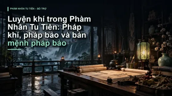 Luyện khí trong Phàm Nhân Tu Tiên: Pháp khí, pháp bảo và bản mệnh pháp bảo