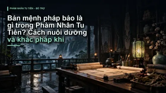 Bản mệnh pháp bảo là gì trong Phàm Nhân Tu Tiên? Cách nuôi dưỡng và khác pháp khí